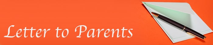 letter to parents